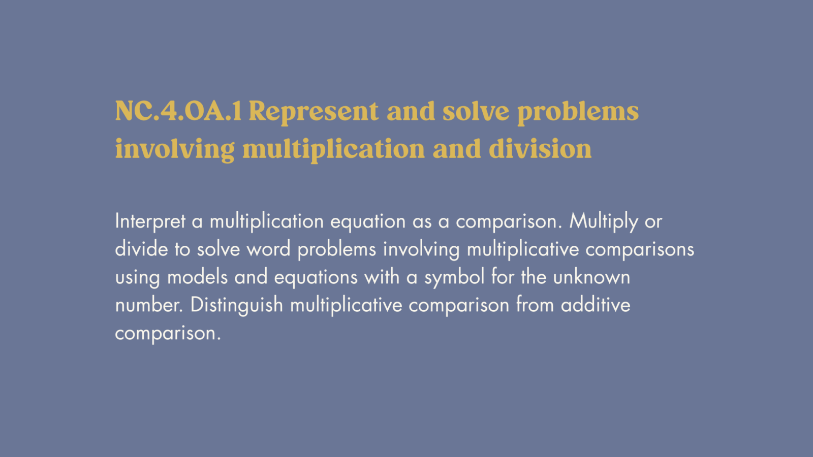 How to solve word problems with comparisons using Compare SoE ...